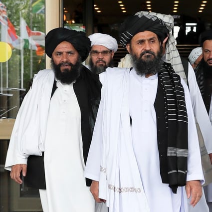 A Taliban delegation led by Abdul Ghani Baradar (centre) visited China recently, according to Beijing. Photo: Reuters