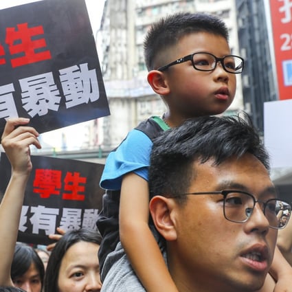For some Hongkongers, the protests against the proposed extradition amendment and the chief executive have been a family affair. Photo: Edmond So