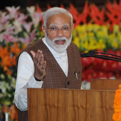 Indian Prime Minister Narendra Modi won a second term in office, and is now seeking to regain the trust of minority Muslims. Photo: EPA