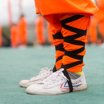 Shaolin Monk Training Leg Wraps Ankle Guards for Kung fu Uniform Suit Socks  
