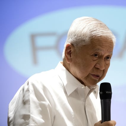 Former Philippine diplomat Albert del Rosario defends using diplomatic