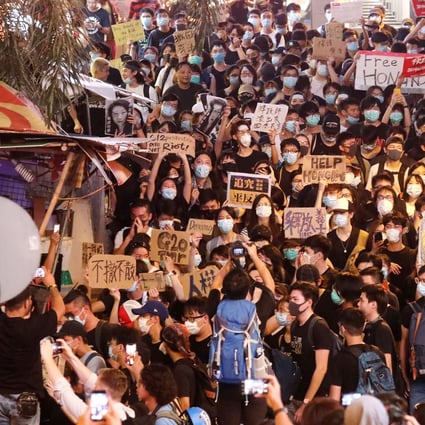 Did liberal studies make them do it? Hong Kong protesters against the now-suspended extradition legislation, earlier this month. Photo: Dickson Lee