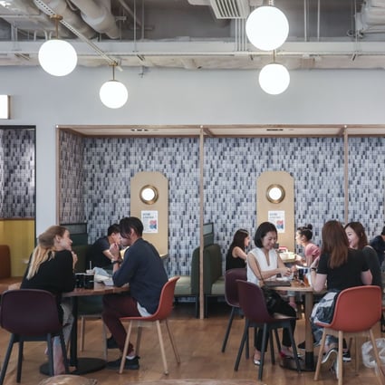 WeWork’s co-working space in Causeway Bay. Flex space providers have been expanding dramatically over the last three years, investing heavily in setting up multiple new sites. Photo: Jonathan Wong