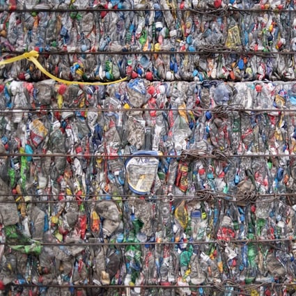 Recyclables such as plastic must be separated from wet garbage, dry garbage and hazardous waste under the new rules in Shanghai. Photo: AFP