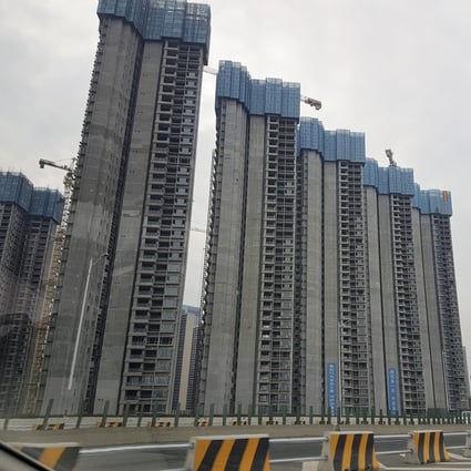New apartment blocks under construction in Foshan, China. Photo: Martin Williams