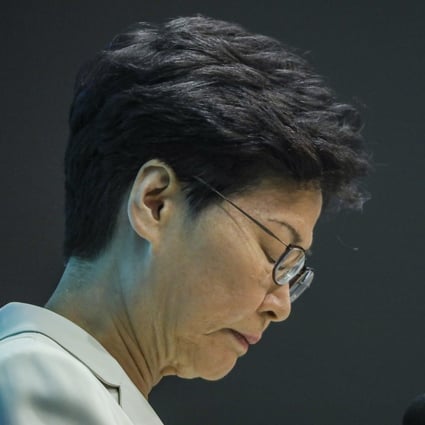 Hong Kong Chief Executive Carrie Lam Cheng Yuet-ngor on June 18 apologises to the public for causing “disputes and anxieties in society”, two days after an estimated 2 million people took to the streets in protest of a proposed extradition bill. Photo: Sam Tsang