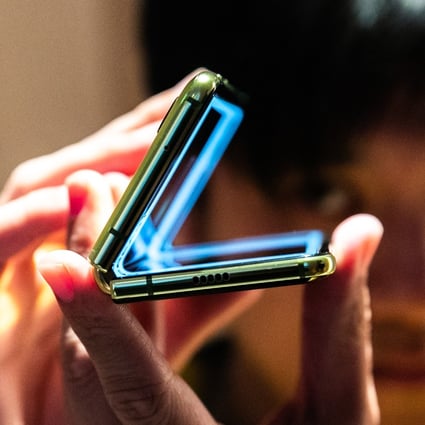 Samsung’s Galaxy Fold. The company could be hit hard by Japan’s new restrictions on exports to South Korea. Photo: Bloomberg