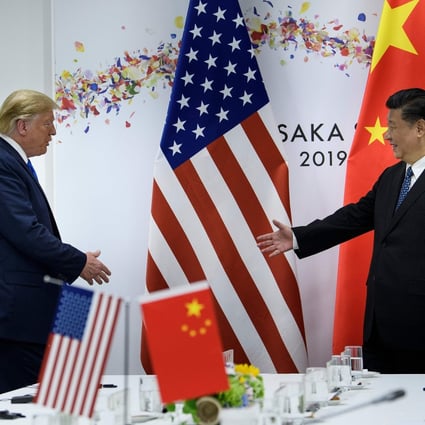 US President Donald Trump and China's President Xi Jinping at the G20 summit in Osaka. Photo: AFP