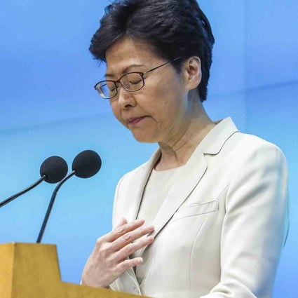 Carrie Lam’s self-image as a “good fighter” may have led her to underestimate the enormous effort needed to overcome opposition to the extradition bill. Photo: SCMP
