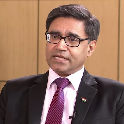 Indian ambassador to China Vikram Misri says that while the countries’ differences will not derail ties, there are still thorny issues to grapple with. Photo: CGTN