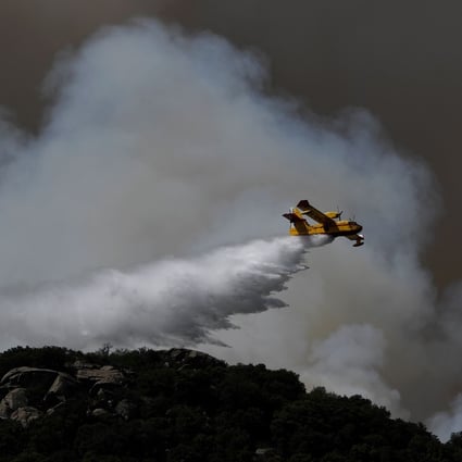 Spain was hit by wildfires during the Europe-wide heatwave in June. Photo: AFP