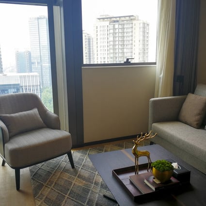 An interior of a unit at Youtha Suites, built by state-owned China Resources Land. Photo: Yangpeng Zheng