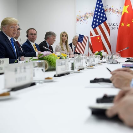 US President Donald Trump and China's President Xi Jinping attend a bilateral meeting on the sidelines of the G20 summit in Osaka, Japan, on June 29. Photo: AFP