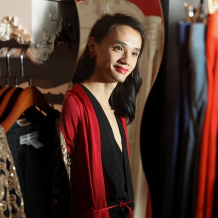 Chinese transgender activist Chao Xiaomi, a gender non-conforming individual, at her vintage clothing store in Beijing. Photo: Simon Song