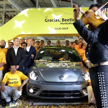 Last Ever Volkswagen Beetle Rolls Off Mexican Production Line South China Morning Post