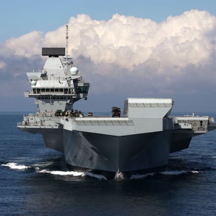 HMS Queen Elizabeth conducts sea trials off the coast of Scotland. File photo: UK Royal Navy