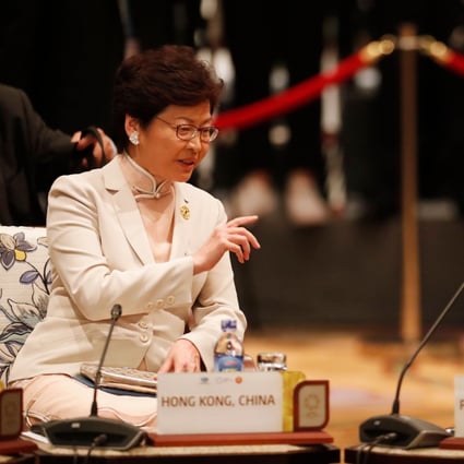 The idea that Hong Kong’s Chief Executive Carrie Lam, and not Xi Jinping’s Communist Party, were pushing the proposed amendment to the extradition law is hard for many outside observers to accept. Photo: AFP