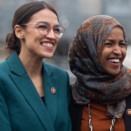 In recent days, US President Donald Trump has disparaged several first-year House Democrats including Alexandria Ocasio-Cortez and Ilhan Omar. Photo: AFP