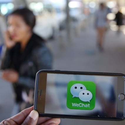 Tencent’s WeChat uses censorship mechanisms to screen images sent between users in one-to-one and group chats. Photo: Reuters