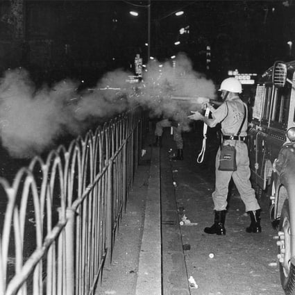 Rioting in Kowloon in April 1966. File photo