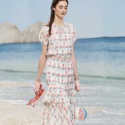 Chanel’s Beach Ball Minaudiere, from the maison’s spring/summer 2019 collection, is perfect for use at the seaside. Photo: Chanel