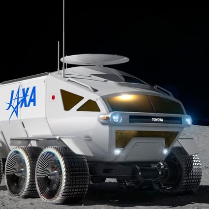 An artist's impression of Toyota's proposed lunar rover for the Japan Aerospace Exploration Agency. Photo: Handout
