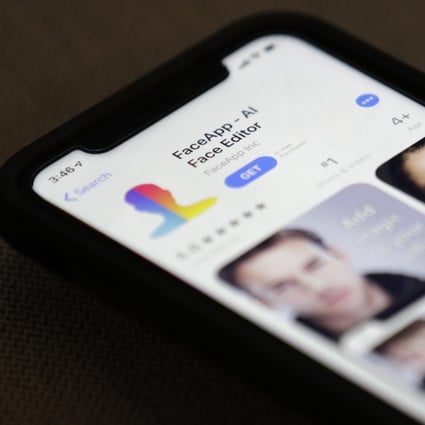 FaceApp shot to the top of the Apple and Google store charts this week, and Instagram is filled with images of users posting their “aged” faces from the app. Photo: AP
