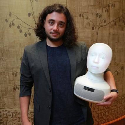 Samer Al Moubayed, co-founder and chief executive of Swedish robotics developer Furhat Robotics, was at the Forbes Under 30 Summit Asia in Hong Kong last week. Photo: Handout