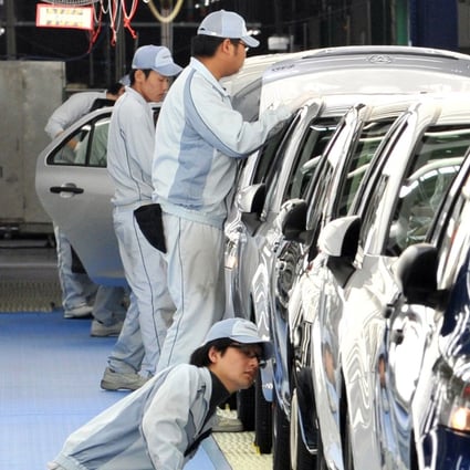The United States is threatening to raise tariffs on Japanese vehicle imports from 2.5 per cent at present to 25 per cent. Photo: AFP