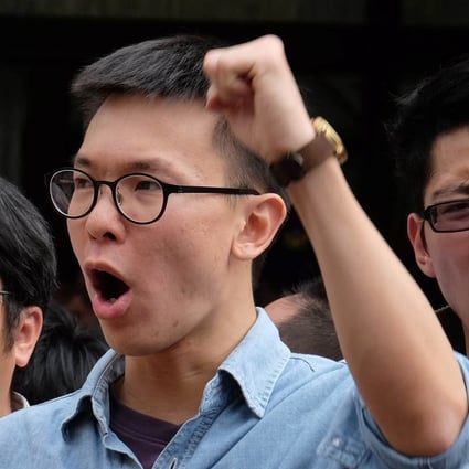 Lin Fei-fan, who was a leader of the Sunflower movement in 2014, said the campaign against the extradition bill in Hong Kong was being closely watched in Taiwan. Photo: AFP