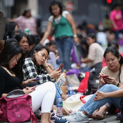 The new system promises to benefit Filipino domestic workers in Hong Kong, according to its developer. Photo: Edward Wong