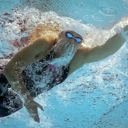 Hong Kong's Siobhan Haughey during the semi-final of the 200m freestyle. Photo: AFP
