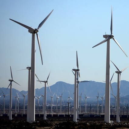 China is building renewable energy projects domestically to reduce coal’s share of its energy mix. Photo: AFP