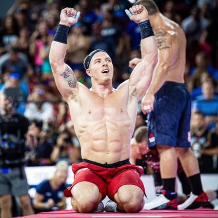 Noah Ohlsen showed Mat Fraser is (somewhat) human in stealing his leader jersey for part of the CrossFit Games. Photo: CrossFit