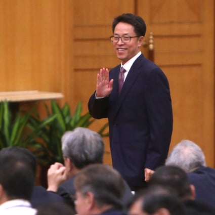 Zhang Xiaoming, who as head of Hong Kong and Macau Affairs Office advises Beijing leaders on Hong Kong matters, speaks to hundreds of influential figures on the deepening protest crisis. Photo: Winson Wong