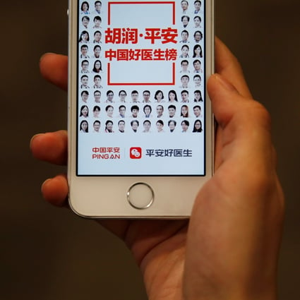 Ping An Good Doctor is China’s largest online health care platform, with 2.2 million monthly paying users as of June. Photo: Reuters