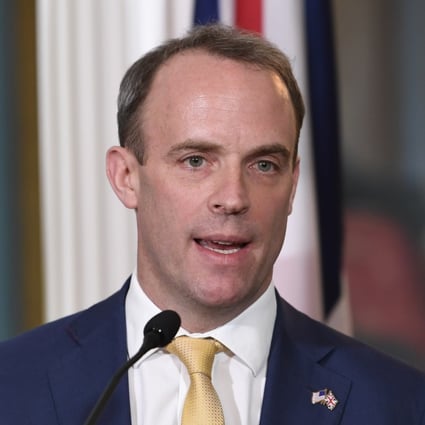 British Foreign Secretary Dominic Raab spoke with Carrie Lam by phone for over 20 minutes on Friday. Photo: AP