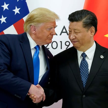 US President Donald Trump meets with China's President Xi Jinping in Osaka in June. Photo: Reuters