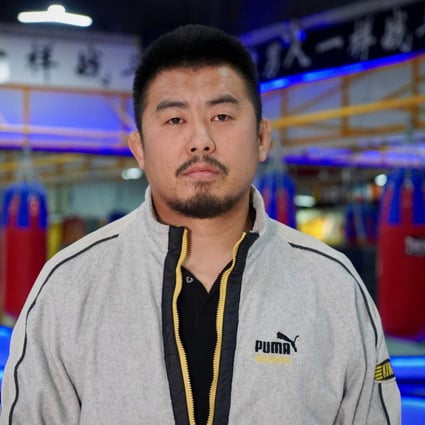 Chinese MMA fighter Xu Xiaodong at his Beijing gym. Photo: Tom Wang
