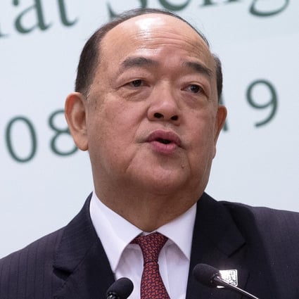 Macau’s newly-elected chief executive Ho Iat-seng. Photo: EPA