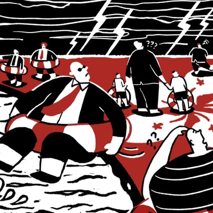 Thousands of professionals from mainland China have been drawn to the city but a summer of unrest has left many questioning the protests and their own place in Hong Kong. Illustration: Perry Tse