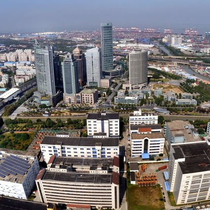 Waigaoqiao area in Shanghai free-trade zone in Pudong, Shanghai. China is attempting to expand its use of free-trade zones to attract foreign investment. Photo: Xinhua