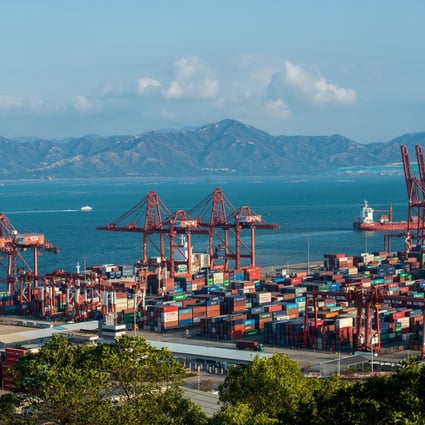 A view of the Shekou harbour in the Qianhai and Shekou areas in Shenzhen on February 26, 2015. Photo: Xinhua