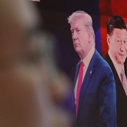 A computer screen shows images of Chinese President Xi Jinping, right, and U.S. President Donald Trump as a currency trader works at the foreign exchange dealing room of the KEB Hana Bank headquarters in Seoul, South Korea. Asian shares tumbled Monday after the latest escalation in the U.S.-China trade war renewed uncertainties about global economies, as well as questions over what Trump might say next. (Photo: AP)