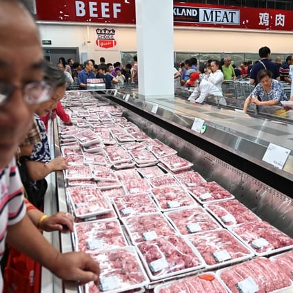 For the week ending August 15, US farmers exported just 6,900 metric tonnes of pork to China, compared to 19,484 metric tonnes over the same week a year earlier. Photo: AFP