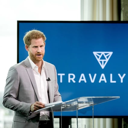 Britain’s Prince Harry, Duke of Sussex, has launched Travalyst, a sustainable tourism initiative set up with Visa, TripAdvisor, Booking.com, Skyscanner and Ctrip, TripAdvisor and Visa in Amsterdam on Tuesday. Photo: EPA-EFE
