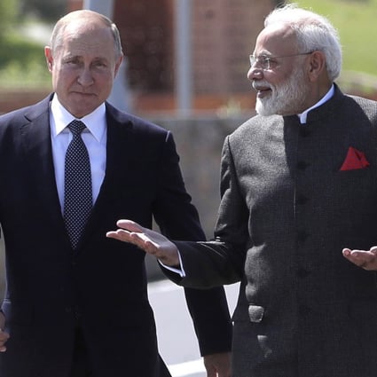 India and Russia have agreed to launch a maritime route that would partly go through the hotly contested waters of the South China Sea. Photo: EPA