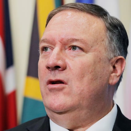 US Secretary of State Mike Pompeo has been accused by Beijing of “neglecting facts” in remarks about the treatment of Uygurs in the remote western region of Xinjiang. Photo: Reuters