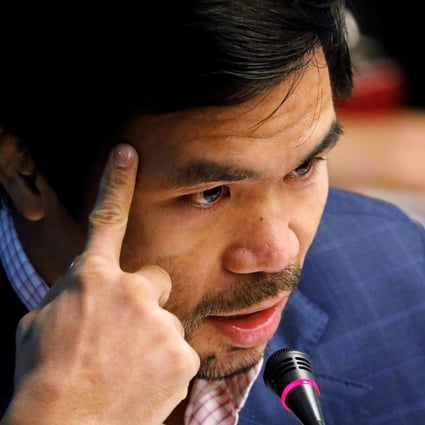 Filipino boxer and Senator Manny Pacquiao. Photo: Reuters