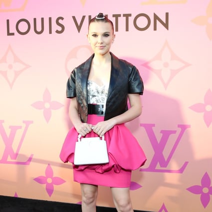 Millie Bobby Brown, the 15-year-old star of Netflix show Stranger Things, has launched a vegan cosmetics line aimed at teenagers. Photo: Marc Patrick / BFA.com